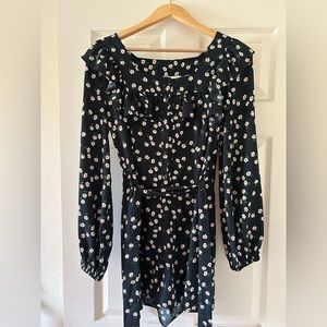 Topshop Daisy Shorts Romper